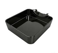 Bac de vidange pour machines à laver avec coins renforcés et épaisseur uniforme pour une performance et une stabilité constantes (noir)