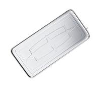 Bac de Vidange pour Unité Extérieure de Climatiseur, Bac Plus Profond, Bac Vidange en Acier Inoxydable, pour Climatisation Centrale et Climatisation de Type Armoire(93x44x3.5cm)