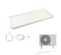 Bac de vidange universel pour climatiseur - Bac de collecte d'eau épaisse - Utilisation intérieure et extérieure - Accessoires 1 2P 3 5P - Récupération efficace de l'humidité (91,5)