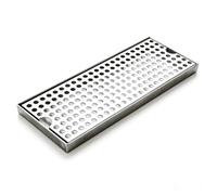 Bac d'égouttage perforé Amovible en Acier Inoxydable 304 | Grille perforée amovible 304SS de plusieurs tailles : distributeur d'eau, machine à café commerciale(10x10cm(4x4in))