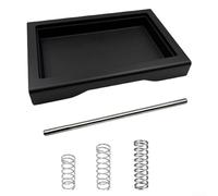 Bac d'égouttement à profil bas avec kit de ressorts OPV 6/9/12 barres pour Gaggia Classic Pro, RI9403, RI9480, RI9380, New Classic, en plastique ABS résistant à la chaleur, comprend un tuyau