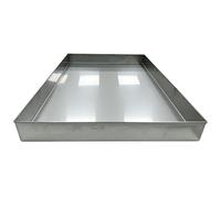 Bac D'Égouttement Climatisation 304 Acier Inoxydable Bac À Eau Du Climatiseur de 8cm de Profondeur pour Climatisation, Machine À Laver, Équipements Électroménagers(30x120cm(12x47in))