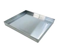 Bac D'égouttement Climatisation en Acier Inoxydable 304 Bac Condensat Clim Hauteur 8 cm Bacs de Récupération D'huile Protection Sol Contre Fuites et Éclaboussures(110x20cm(43x8in))