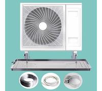 Bac D'égouttement de Climatiseur en Acier Inoxydable, Bac de Récupération Des Condensats for Unités de Climatisation Intérieures et Extérieures, Kit de Drainage for Climatiseur de Fenêtre