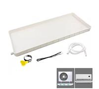 Bac d'égouttement de climatiseur, unité interne et externe de climatiseur Bac à eau Plateau en PP Tampon collecteur d'eau - Parfait for les systèmes de pompe à chaleur de climatiseur split intérieur/e