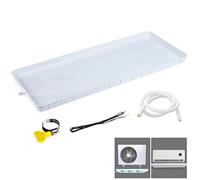 Bac d'égouttement de climatiseur, unité interne et externe de climatiseur Bac à eau Plateau en PP Tampon collecteur d'eau - Parfait for les systèmes de pompe à chaleur de climatiseur split intérieur/e