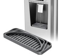 Bac d'égouttement de réfrigérateur, collecteur d'égouttement de réfrigérateur pour bac à eau,Distributeur d'eau anti-gouttes en silicone | Tampon d'eau de déversement de réfrigérateur, collecteur d'ég