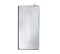 Bac d'Égouttement du Climatiseur, Bac de Vidange HVAC Bac à Eau en Acier Inoxydable Épaissi à Usages Multiples avec Vidange et Kit d'Installation (Size : 1-2P)