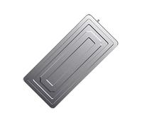 Bac d'égouttement pour climatiseur, bac d'égouttement pour climatiseur en Acier Inoxydable Extra épais, Rouille Moulage Monobloc, avec Trous de Drainage, Accessoires (94 * 44 * 3 cm)