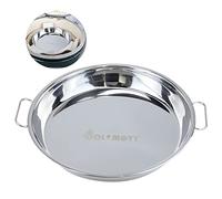 Bac d'égouttement réutilisable en acier inoxydable de 25,7 cm pour Big Green Egg Small et MiniMax, pour Kamado Joe Jr et Akorn Jr-Big Green Egg Accessoires de rechange, également compatible avec les