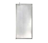 Bac d'Égouttement Universel pour Climatiseur Bac de Vidange Condensat, Bac à Eau en Acier Inoxydable Plateau Climatiseur Extérieur avec Vidange et Kit d'Installation (Size : 5P)