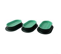 Bac d'intérieur pour chat avec séparation innovante de l'eau, configuration sans terre pour une croissance propre, design compact et inodore pour une nutrition pratique pour animaux de compagnie (vert