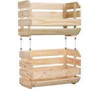 Bac d'organisation empilable Astigarraga 60 x 28,5 x 35,3 cm bois pin