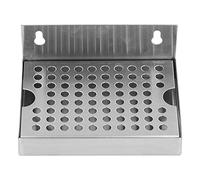 Bac Égouttoir à Bière Mural, Bac Égouttoir en Acier Inoxydable 304, Taille Compacte et Durable - Montage Facile, Nettoyage Simple, Idéal pour Tireuse à Bière et Bureaux