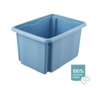 Bac empilable en plastique 15 litres - Bleu