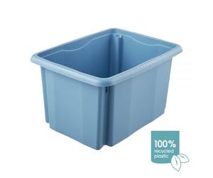 Bac empilable en plastique 15 litres - Bleu