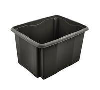 Bac empilable en plastique 30 litres - Noir