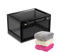 Bac en Plastique sécurisé - Boîte de Rangement verrouillable Transparente, étui de Rangement Transparent | Coque en Plastique incassable, accès Facile au Contenu, renforcés pour l'utilisation d'