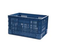 Bac EUROBOX Ajouré - 600X400XH330 - Bleu - Matériel CHR Pro