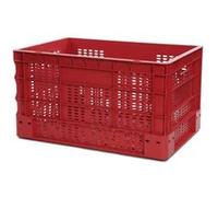 Bac EUROBOX Ajouré 600X400XH330 Rouge Matériel CHR Pro 1