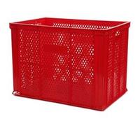 Bac EUROBOX Ajouré - 600X400XH420- Rouge - Matériel CHR Pro