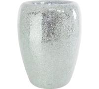 Bac Fibre De Verre Miroir Int. Bullet D 52 X H 87 Cm Argent