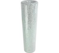 Bac Fibre De Verre Miroir Int. Colonne Ronde D 32 X H 107 Cm Argent