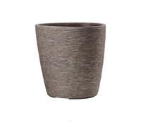 Bac Fibres De Verre/ Composite Ext. Bullet Ø 40 Cm H 40 Cm Marron