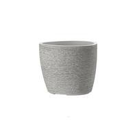 Bac Fibres De Verre/ Composite Ext. Bullet Bas Ø 50 Cm H 40 Cm Gris Gris