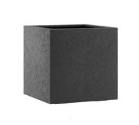 Bac Fibres De Verre/ Composite Ext. Cube 27cm 27cm H27cm Anthracite Gris