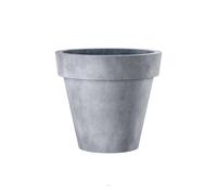 Bac Fibres De Verre/ Composite Ext. Pot Ø 77 Cm H 70 Cm Gris Gris