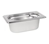 Bac Gastro Inox 1/9 - 65 mm - Vogue - Inox30 cl176 Gris G
