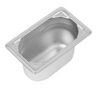 Bac Gastro Inox 18/10 GN 1/9 - H 100 mm - Vogue - Acier inoxydable inox