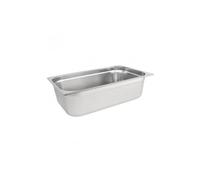 Vogue Bac Gastronorme 1/1, Bac Inox, Profondeur : 150 mm, Capacité : 20 Litres, Récipient de conservation des aliments chauds et froids, Compatible Bain Marie, Couvercle vendu séparément, K924