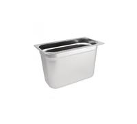 Vogue Gastronorm Casserole en acier inoxydable 1/3 7,5 l/200 mm de profondeur