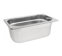 Bac Gastro Inox GN 1/4 - 100 mm - Vogue - Inox2,5L265 Gris G