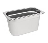 Bac Gastro Inox GN 1/4 - 150 mm - Vogue - Inox4L265 Gris