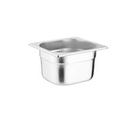 Vogue Bac gastronorme inox GN 1/6 K991 – profondeur 100 mm, 1,7 L, compatible bain-marie