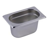 Bac Gastro Inox GN 1/9 - Profondeur 100 mm - Gastro M - Inox80 cl