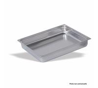 Bac Gastro Inox GN 2/1 - H 150 mm - Lot de 6 - Pujadas