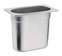 Bac Gastro Inox GN1/9 - 150 mm - Vogue - Acier inoxydable1108 Gris G