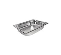 Bac Gastro Inox Perforé GN 1/2 - 100 mm - Vogue - Inox6,2325 Gris