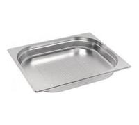 Vogue Récipient alimentaire perforé en acier inoxydable 1/2 40 mm de profondeur