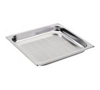 Bac Gastro Inox Perforé GN 2/3 - Profondeur 65 mm - Vogue - Inox550 cl Inox