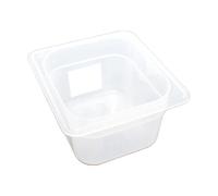 Bac Gastronorm 1/6 100 mm en polypropylène transparent GVK ECO