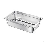 Bac Gastronorme 20,5 L-VEVOR-Récipient de Restauration en Acier Inoxydable-Bac Inox Alimentaire Profondeur 14,6 cm