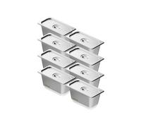 Bac Gastronorme GN 1/3 Avec Couvercle Pour Restauration Commerciale 15cm 8 Pièces