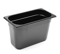 Bac gastronorme GN 1/3 en polycarbonate noir 325x176x200mm 7,8L Hendi 862506