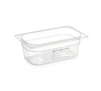 Bac Gastronorme GN 1/4 2,8L Transparent 265x162x(H)100 mm - Hendi HENDI