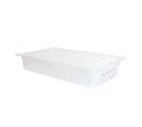 Bac gastronorme GN1/1 HACCP + couvercle - 100 mm - 13 L - Lot de 2